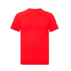 T shirt FERRARI logo 2021 large rouge - homme rouge