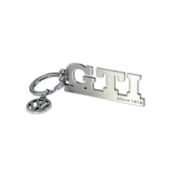 Porte-clés VW GTI avec pendentif - argent