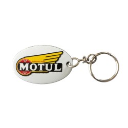 Porte-clés Motul en métal émaillé. 5x3 cm