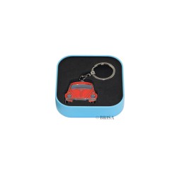 Porte-clés dans boîte cadeau VW Coccinelle - rouge