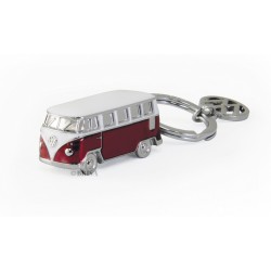 Porte-clés 3D VW T1 Combi - rouge