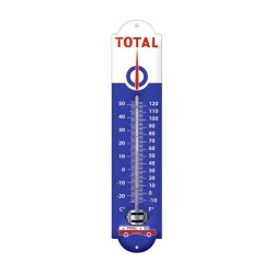 Thermomètre Total en métal émaillé 6x30