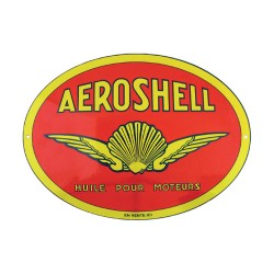 Plaque Aero shell ovale en...