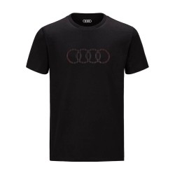 T-shirt AUDI logo noir