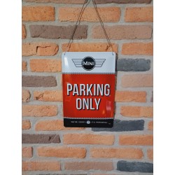 PLAQUE mini "parking only"...